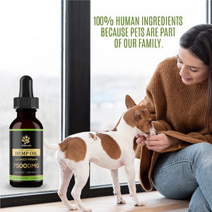 Billion Pets - Hemp Oil for Dogs  and Cats - Zero THC
